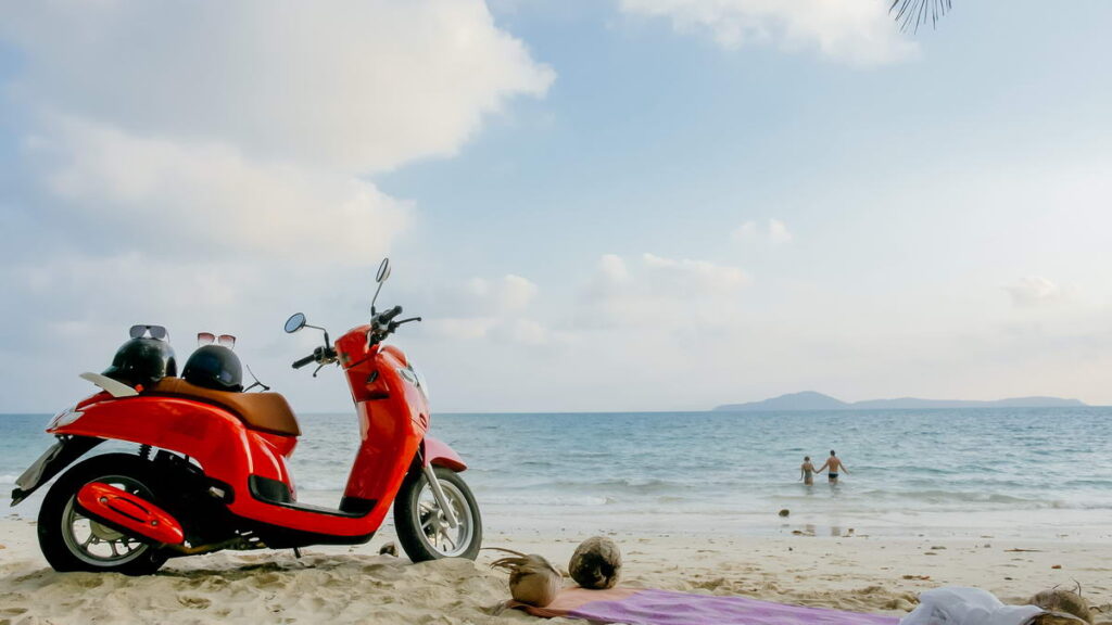 exploring skiathos on a 50cc